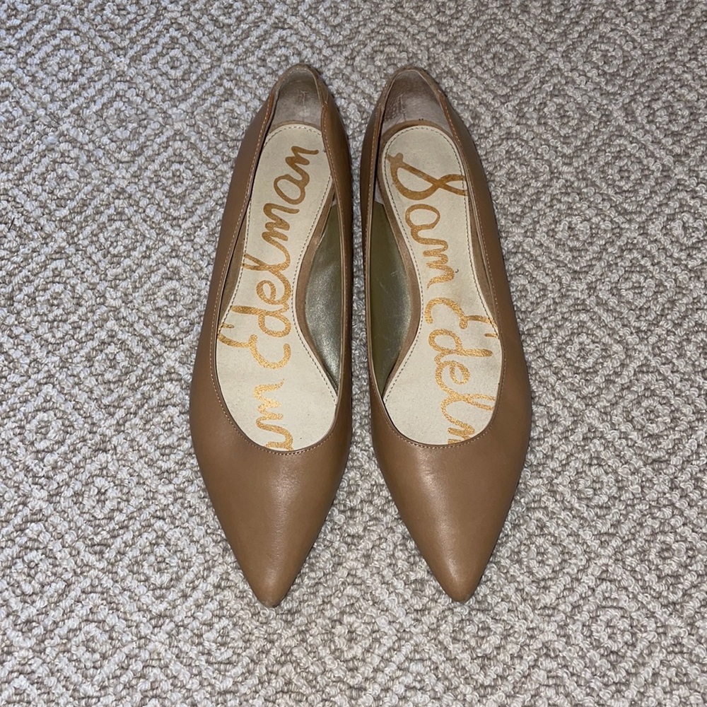 Sam Edelman Tan Flats
